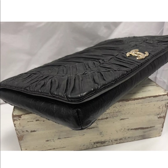 Chanel Leather Coco Pleats Clutch 2018 Collection - Picture 7 of 8
